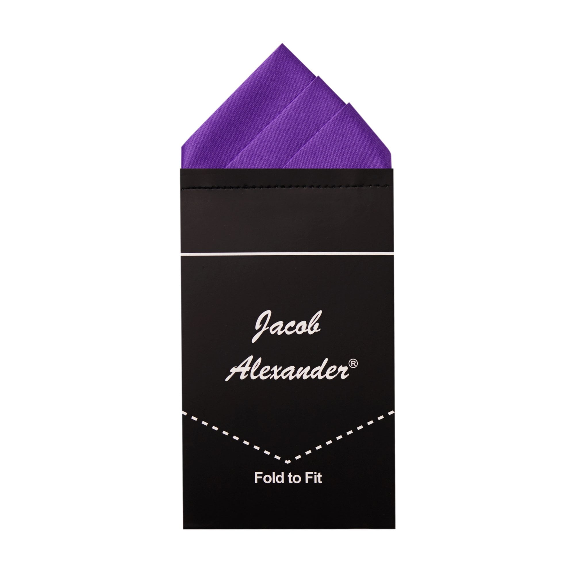 Jacob Alexander Mens Pre-Folded Triangles Pocket Square Handkerchief