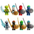 thumbnail image 1 of Figuras de bloques de construcción Ninja H001 (juego de 8), 1 of 3