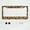 CPK-0383, variant on 1PC Fear Ends When Faith Begins Aluminum License Plate Frame - US Standard Size, Decorative Car License Plate Bracket, 2 Holes for Auto Decorative Gift, Perfect Gift for Both Men and Women