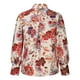 thumbnail image 4 of Blusa con cuello en V y botones estampados de manga larga para mujer de verano Fridja  czfsfas6562, 4 of 7