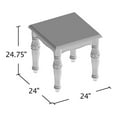 thumbnail image 6 of Bowery Hill Traditional Wood 3-Piece Coffee Table Set in Espresso, 6 of 6