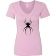 thumbnail image 3 of Inktastic Black Widow Women's V-Neck T-Shirt, 3 of 5