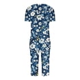 thumbnail image 3 of Blusas de Manga Corta para las Mujeres Casual Cuello Redondo, Pantalones de Moda Traje de Pijamas para Uso Diario Y Casero, 3 of 6