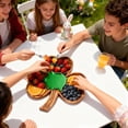 thumbnail image 2 of Dwellin Easter Tray Plate St. Patrick's Day Serving Platters Reusable Rabbit Clovers Cow Wooden Charcuterie Board for Food Snack Candys Cookie, 2 of 3