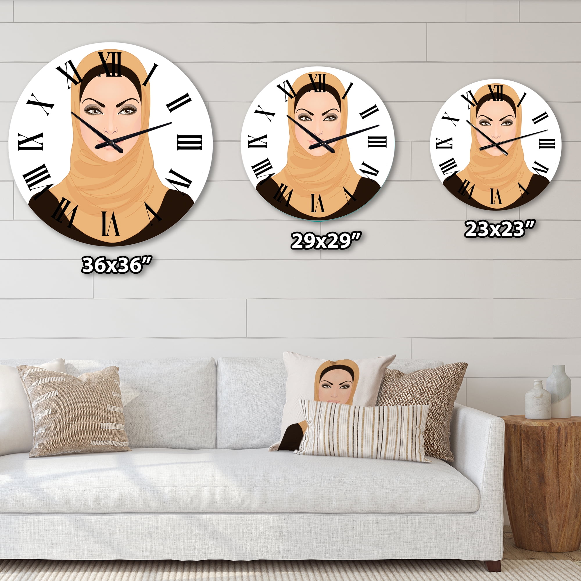 Designart 1 in Quartz Modern/Contemporary Wall Clock