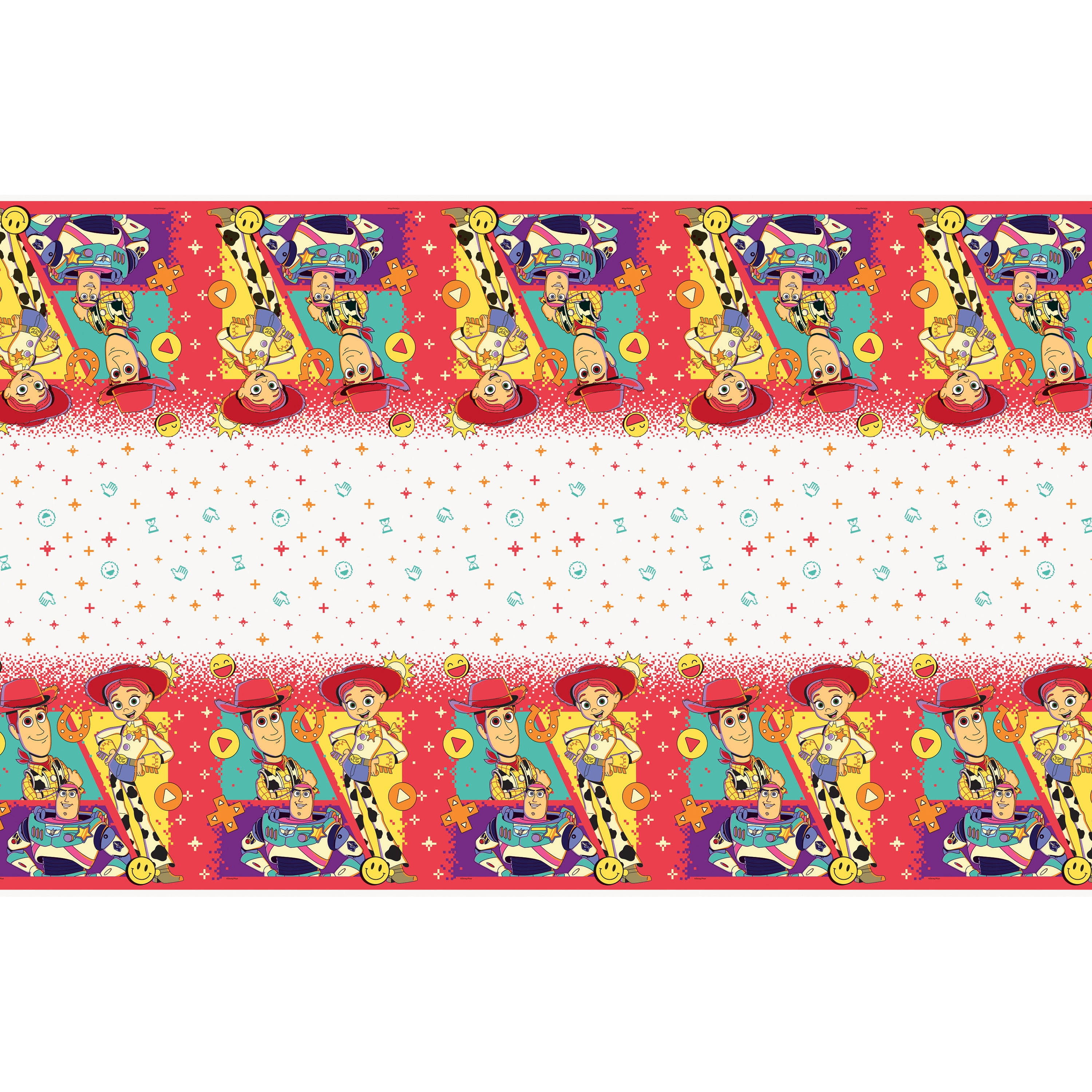 Toy Story 1 Count 54IN x 84IN Multicolor Plastic Table Cover