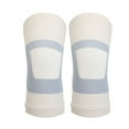 thumbnail image 2 of Knee Braces, 2PCS Thin Compression Knee Sleeve Breathable Non Slip Double Knit High Elasticity Knee Sleeve For Yoga Gum Workout Light Gray Compression Knee Braces Knee Wrap, 2 of 8