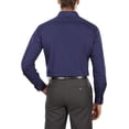 thumbnail image 3 of Van Heusen Mens Dress Shirt Fitted Poplin Solid 18.5 Neck 36-37 Sleeve Persian Blue, 3 of 5