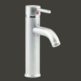 thumbnail image 2 of Satin Nickel Single Hole Bathroom Sink Faucet 9.5'' H 5.5in Spout to Counter Tap w/Supply Lines Hose| Renovators Supply, 2 of 11