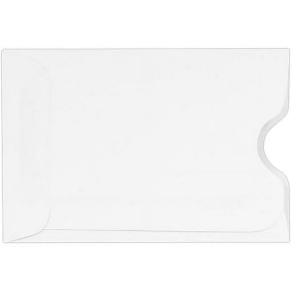 LUXPaper Credit Card & Gift Card Sleeves, 2 3/8 x 3 1/2, 24lb. White, 2,400 Pack