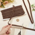 13 Yards Brown Gimp Braid Trim 0.6 inch Polyester Lace Ribbon