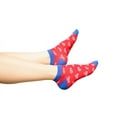 thumbnail image 5 of Floral Pattern Ankle Low Cut 1-pair Pack & 4-pair Pack Cotton Socks, 5 of 9