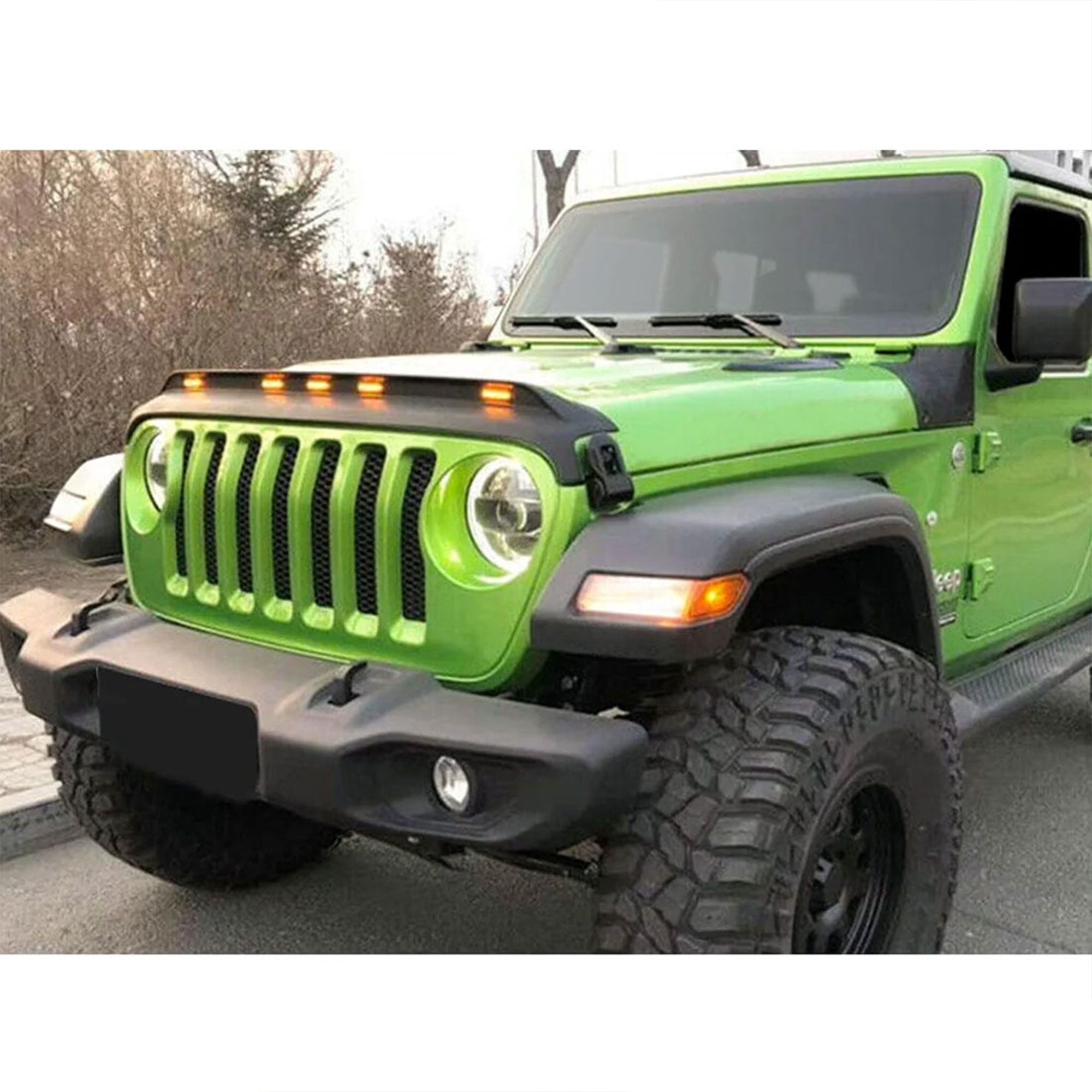 AMERICAN MODIFIED Front Hood for 18 to 23 Jeep Wrangler JL & Gladiator JT