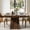 Dark Brown, variant on Fnova 31.5" Square Farmhouse Dining Table, Wood Coffee Table for 4 People, Modern Kitchen Table for Dining Room, Black (Chairs Not Included)