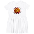 thumbnail image 3 of Inktastic Little Sister Super Hero Girls Toddler Dress, 3 of 5