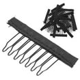 thumbnail image 1 of Wig Comb Clips, Wig  Comb Arc Design  for Barber Shop for Woman Black,Coffee,Beige, 1 of 7