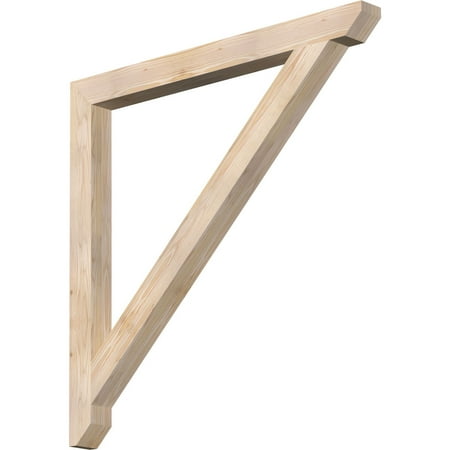 

Ekena Millwork 3 1/2 W x 44 D x 44 H Traditional Slat Smooth Bracket Douglas Fir