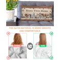 thumbnail image 4 of Farmhouse Satin Pillowcase for Hair and Skin with Zipper, Soft Breathable Cooling Silk Pillow Cases, Brown Country Star Berry Vintage Wood Grain Throw Pillow Covers King Size 20"x40", 4 of 6
