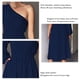 thumbnail image 3 of Vestido, Corte Casual Vestido Abertura Poliéster Cintura Alta Un Hombro Para Fiestas ANGGREK Otros, 3 of 5
