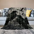 thumbnail image 2 of Orinice Birds Dark Night Gothic Art Warm Lightweight Blanket Soft Fleece Blankets Throw Blanket Living Rooms Sofa Decor Cow Gifts All Seasons Flannel Material Blanket for Bed 60x80in, 2 of 6