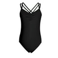 thumbnail image 2 of Kids Ballet Leotard Classic Spaghetti Strap Black Girls Leotard Ballet Outfit Kids Ballet Dress for Girls 5-6 Years, 2 of 8