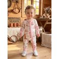 thumbnail image 4 of RUINIXCW Western Baby Cowgirl Cowboy Outfit Newborn Infant Girl Boy Spring Fall Winter Clothes Zipper Romper Boots Hats Print Long Sleeve Jumpsuit, 4 of 10