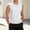 A_ White, variant on YLSDY Men's Mesh Panel Quick Dry Tank Top, Ventilated Athletic Sleeveless Shirt for High-Intensity Workouts Green XXXXL