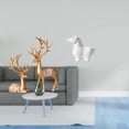 thumbnail image 2 of Escultura De Reno De Porcelana Europea, Coleccionable, Artesanal, Adorno Decorativo De Mesa Para Sala De Estar, Oficina, Interior, Armario, Chimenea., 2 of 8