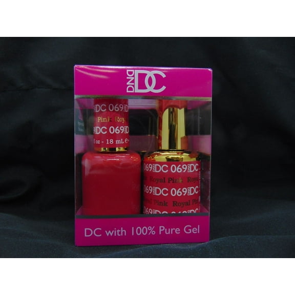 DND - DC Duo Soak off Gel & Matching nail polish, #069 - Royal Pink