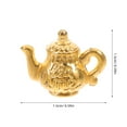 thumbnail image 2 of IFANLANDOR 1 Set of Miniature Metal Tea Set Vintage Alloy Simulation for Home Decoration, 2 of 6