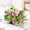 F, variant on Z52LingLing Decoration champagne Artificial Ping Pong Chrysanthemum - Double Branch Faux Flower for Wedding Centerpiece and Vase Arrangement