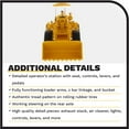 thumbnail image 5 of CAT Caterpillar 966A Wheel Loader Yellow with Operator "Vintage Series" 1/50 Diecast Model by Diecast Masters, 5 of 9