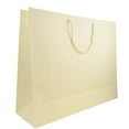 thumbnail image 2 of JAM Paper Jumbo Matte Gift Bags, Ivory, 20 x 16 x 6, 24/Pack, 2 of 2