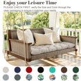 thumbnail image 6 of HONEY HOME Outdoor Bench Cushion, 60x20x4 Inch, Tufted Waterproof Swing Cushions with Ties for Patio Bench Window, 6 of 7