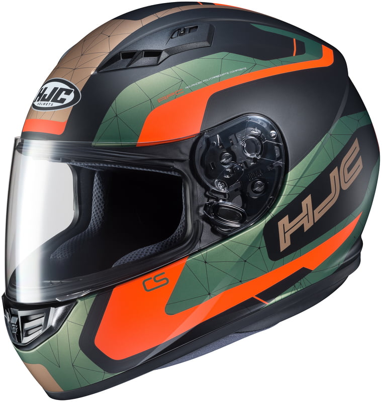 Large HJC Helmets CS-R3 Helmet Orange Dosta 