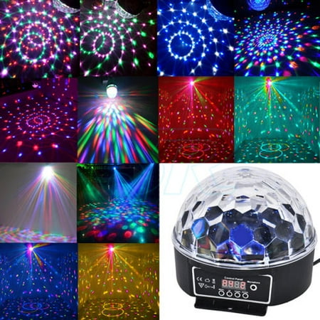 Effect Light Dj Lighting - HURRISE LED Stage Lighting Digital Display DMX512 Voice Control Disco DJ Bar Party Club Effect Light, LED Stage Lamp, LED Stage Light