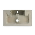 thumbnail image 5 of Claire 22" Rectangle Wall-Mount Bathroom Sink in Matte Black, 5 of 12