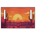 thumbnail image 4 of Uorisanigo Sunset Cactus Golf Cart Seat Covers Fits for EZGO, Yamaha, Club Car and More 2 Person Seats Golf Carts, Universal Golf Cart Seat Towel Blanket with 4 Front Pockets, 4 of 7