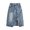 Z06-06Blue, variant on TBWNWG Girls Denim Fringe Skirt for Girls Casual Summer Outfit for Kids and Tweens Comfortable Stretch Waist Outdoor Play Ready