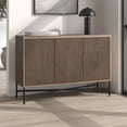 thumbnail image 2 of Evelyn&Zoe Modern/Contemporary 48" Wide Antiqued Gray Oak Buffet Table, 2 of 7