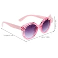 thumbnail image 2 of FONDOTIN 1 Pair Childrens Sunglasses In Pink With Bowknot Design For Girls Suitable For Parties And Daily Wear, 2 of 8