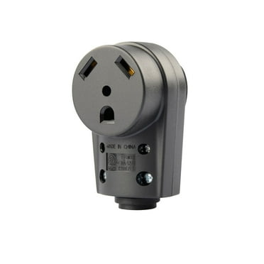 Makerz 0 91 30 Amp Replacement Receptacle for 10AWG/3C RV Power Cord - NEMA TT-30R, ETL-Certified