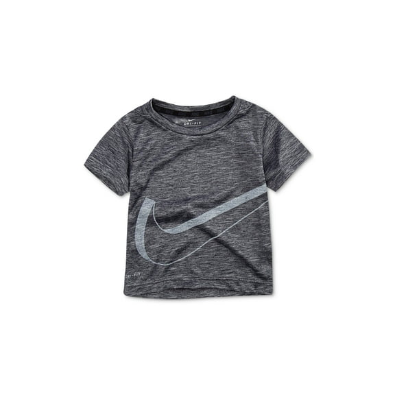 Nike Little Boys Swoosh Print T-Shirt Smoke 7