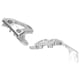thumbnail image 2 of Par de soportes de montaje para faros delanteros aptos para Honda Hornet 900 CB900 919 CB400 VTEC 1 2 3 4Plata, 2 of 5