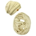 thumbnail image 2 of Wrapables Winter Warm Chunky Cable Knit Infinity Scarf and Beanie Set, Beige, 2 of 7