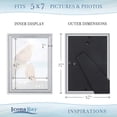 thumbnail image 6 of Icona Bay 5x7 Silver Picture Frames, Shabby-chic Style, 6 Pack, Inspirations Collection (US Company), 6 of 7