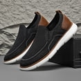 thumbnail image 5 of Men's Plus Size Breathable Knit Mesh Slip-On Casual Trendy Shoes, MD Soft Sole Lightweight Shock Absorption, Outdoor Casual Sports Men's Shoes, 5 of 9
