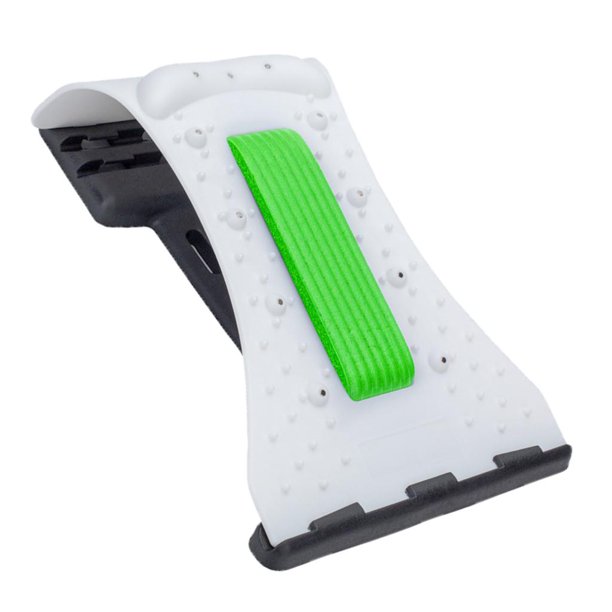 1 unidad de terapia magnética, masajeador de vertebral, camilla, soporte Cervical, varios niveles, verde blanco Zulema camilla de espalda