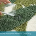 thumbnail image 2 of Alfombra de baño Zebra Smile Green, antideslizante, absorbente de agua, 45 x 65 cm, 2 of 8