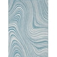 thumbnail image 3 of Unique Loom Outdoor Modern Collection Area Rug - Pool (7' 1" x 10' Rectangle Light Aqua/Blue), 3 of 7